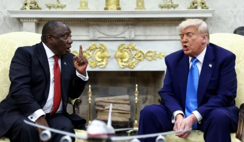 Trump cita ‘genocídio branco’ em encontro com presidente sul-africano e gera tensão
