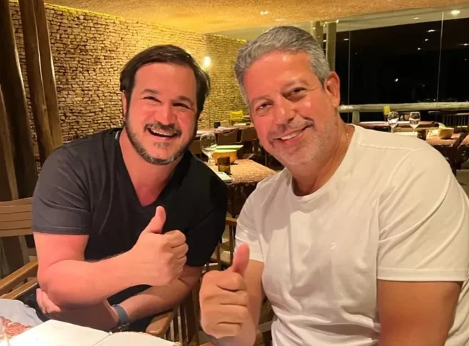 Arthur Lira e Rueda, dois dos líderes do Centrão atingidos por operações da PF