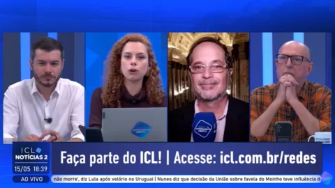 Rodrigo Vianna conversa com integrantes do MST que homenagearam Mujica em Montevidéu