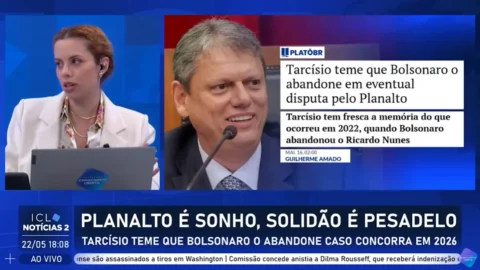 Guilherme Amado: Tarcísio cogita concorrer à presidência, mas teme ser abandonado por Bolsonaro