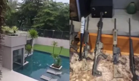 Polícia descobre arsenal do Comando Vermelho no condomínio Novo Leblon, na Barra