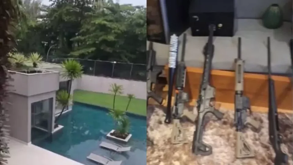 Polícia descobre arsenal do Comando Vermelho no condomínio Novo Leblon, na Barra