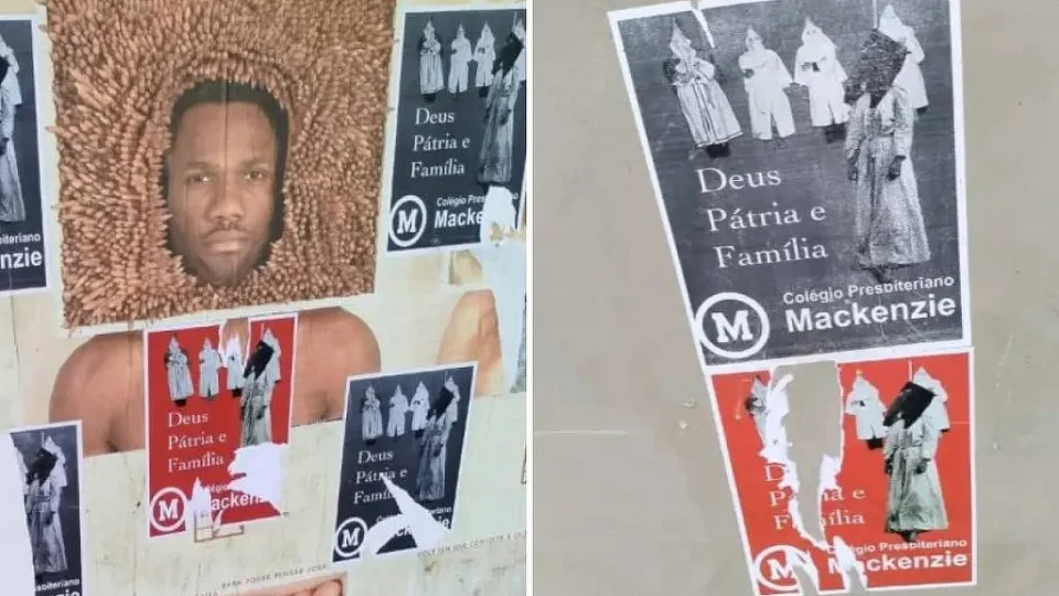 Polícia de São Paulo investiga cartazes associando colégio Mackenzie à Ku Klux Klan