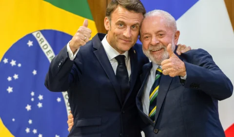 ‘Abra o coração’, diz Lula a Macron sobre acordo Mercosul-União Europeia