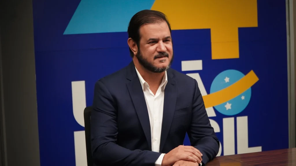 O presidente do União Brasil, Antonio Rueda