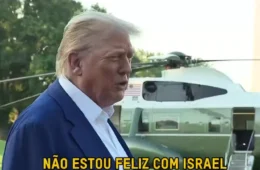 Em entrevista, Trump faz críticas mais duras a Israel que ao Irã