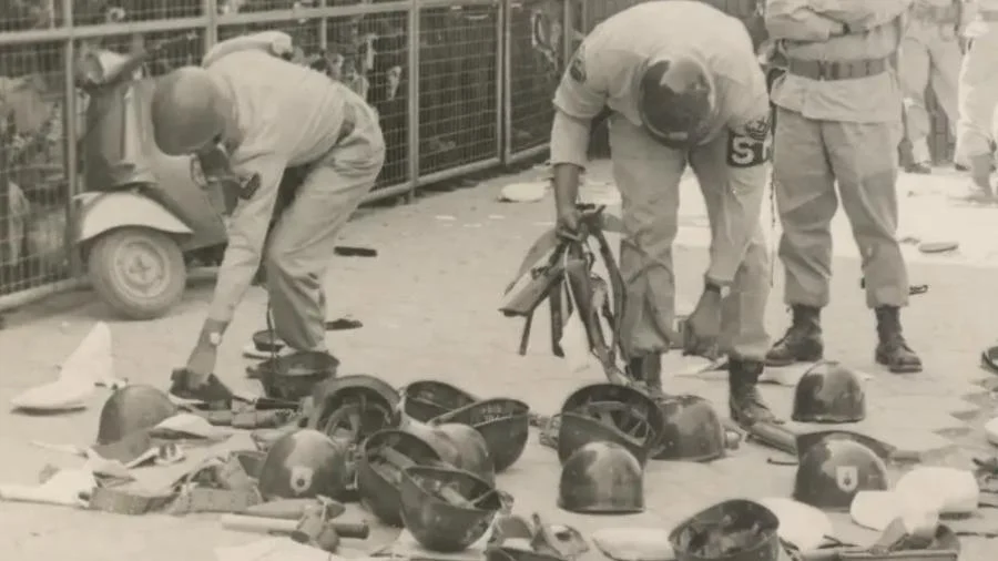 A Revolta dos Marinheiros foi o episódio que expôs a tensão entre militares de baixa patente e o alto comando às vésperas do golpe. Imagem: Arquivo Nacional