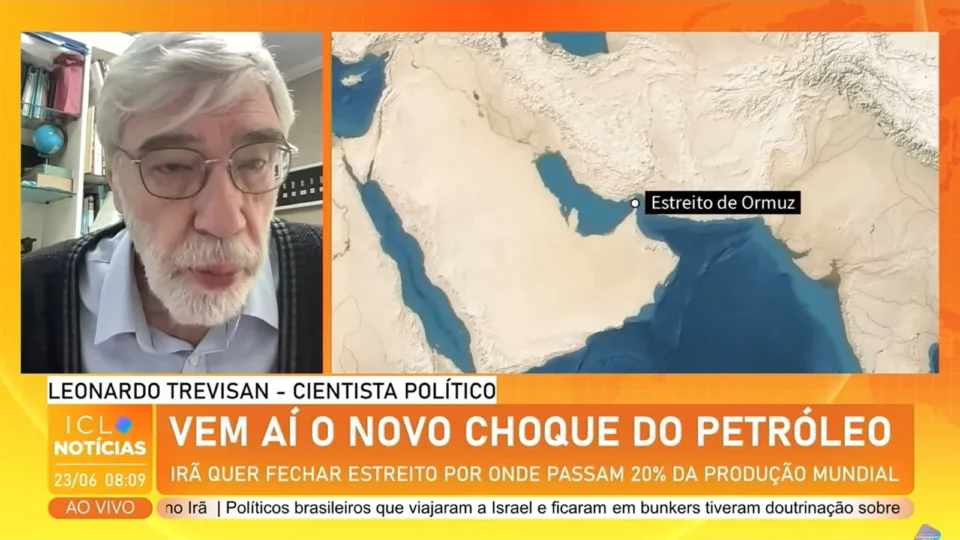 Fechar Estreito de Ormuz vai representar recessão econômica significativa, avalia Leonardo Trevisan