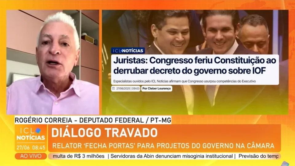 Crise do IOF é ‘defesa do sistema das elites dominantes’, diz deputado Rogério Correia