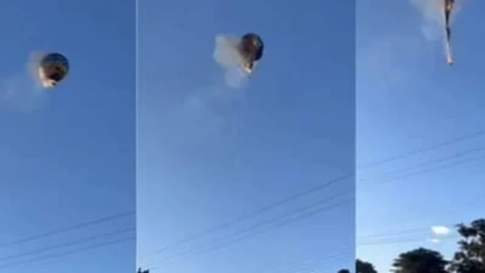 Balão pega fogo no ar e deixa ao menos oito mortos em Santa Catarina