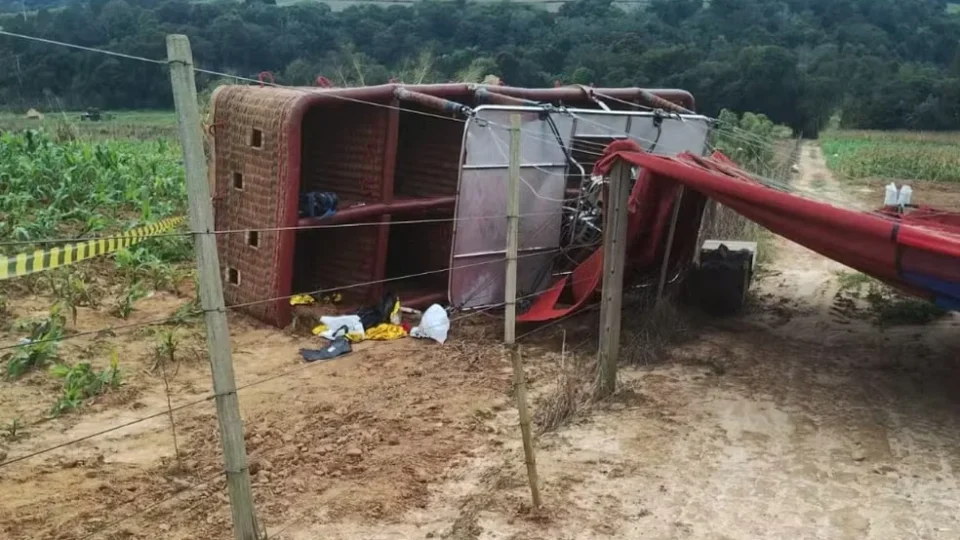 Piloto de balão que caiu e matou mulher em SP é preso; ele fazia voo irregular, diz polícia