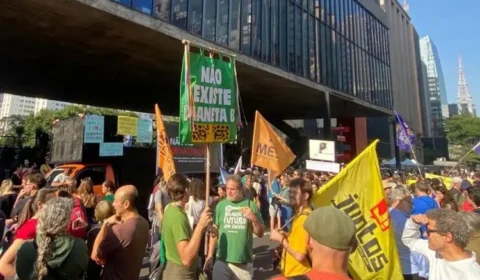 Milhares vão às ruas contra a PL da Devastação e em apoio a Marina Silva