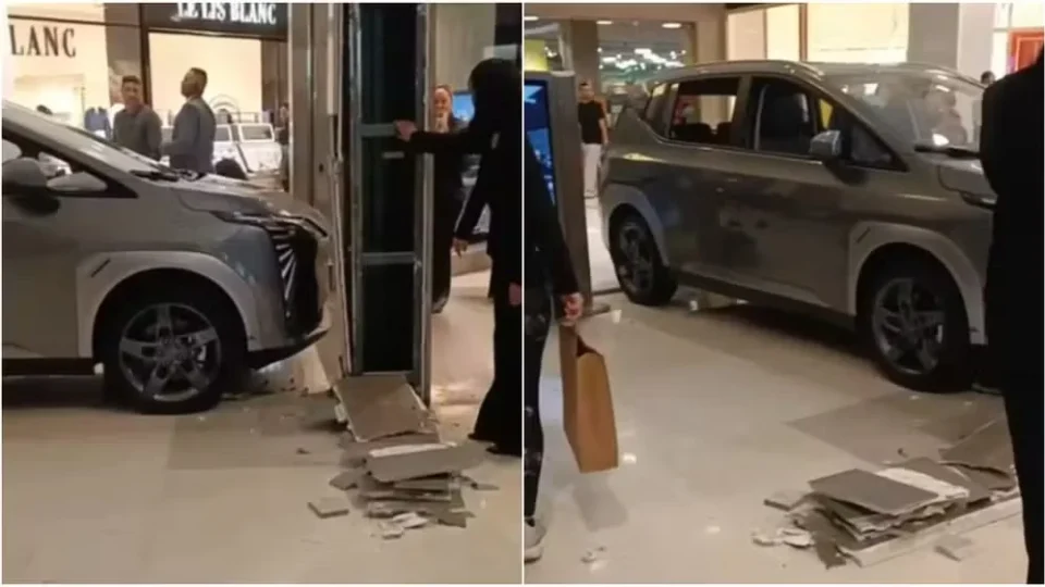 Criança bate carro elétrico de R$ 175 mil exposto em shopping em SP