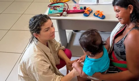 Mercúrio do garimpo contamina gestantes e bebês Munduruku no PA