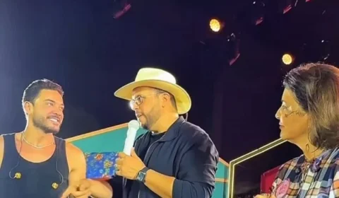 Ao lado de deputado, prefeita de Aracaju celebra emenda parlamentar para show de Wesley Safadão