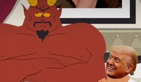 Desenho animado ‘South Park’ coloca Trump deitado com Satanás e faz referência a caso Epstein