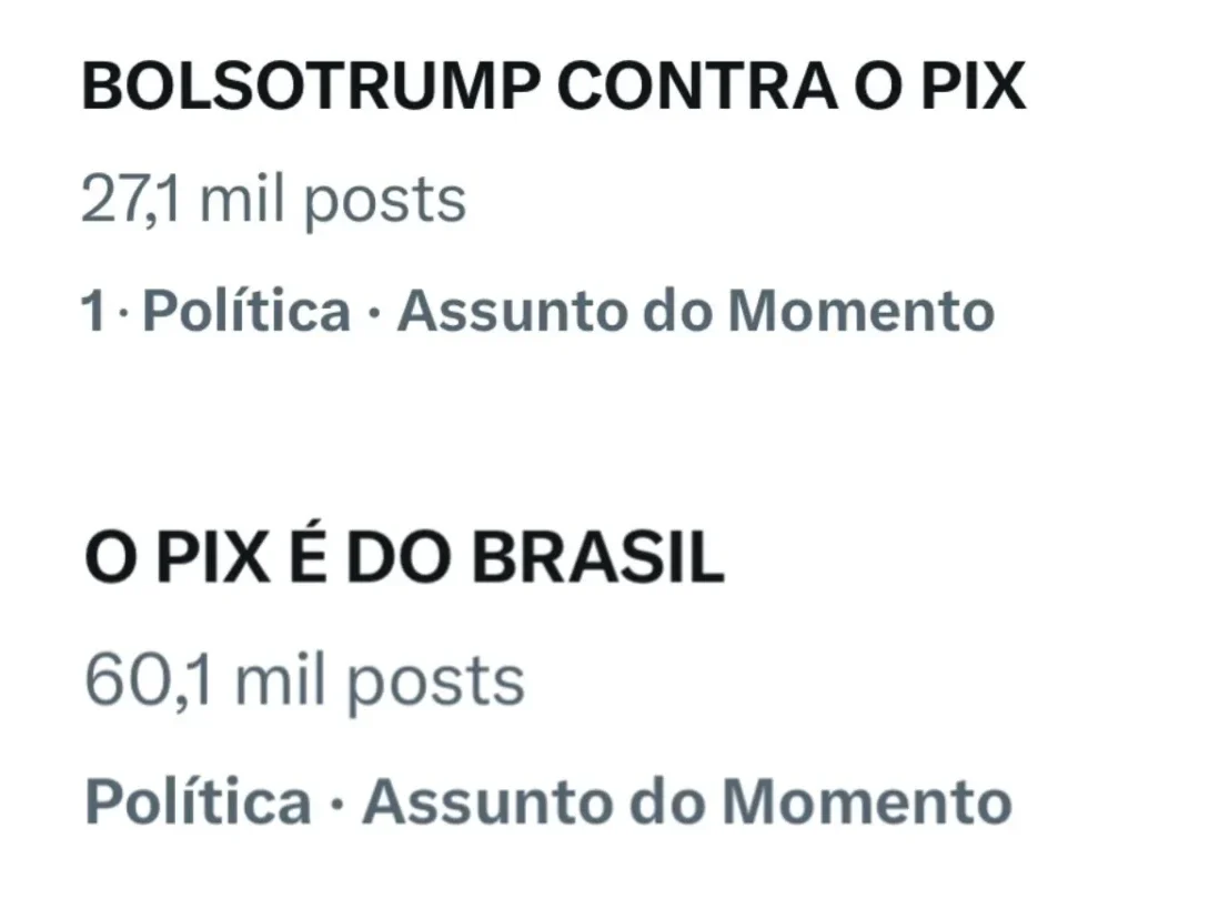 Trump leva surra nas redes por ataque ao Pix; bolsonaristas se omitem
