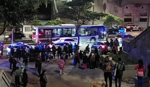 Com frio e crianças pequenas, famílias estão há dias na rua após interdição na Avenida 9 de Julho