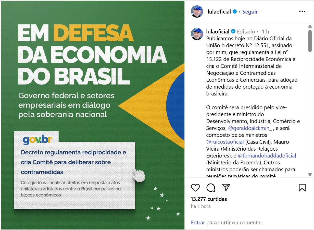 lei da reciprocidade