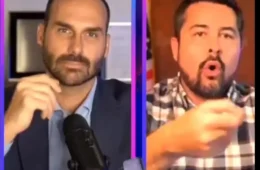 Em podcast, Eduardo Bolsonaro e Paulo Figueiredo reafirmam apoio a tarifaço de Trump