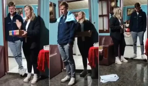 Vídeo de ‘chá revelação de traição’ no RS viraliza, e marido busca reconciliação