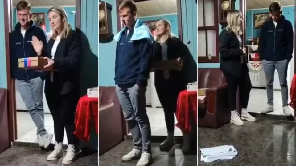 Vídeo de ‘chá revelação de traição’ no RS viraliza, e marido busca reconciliação