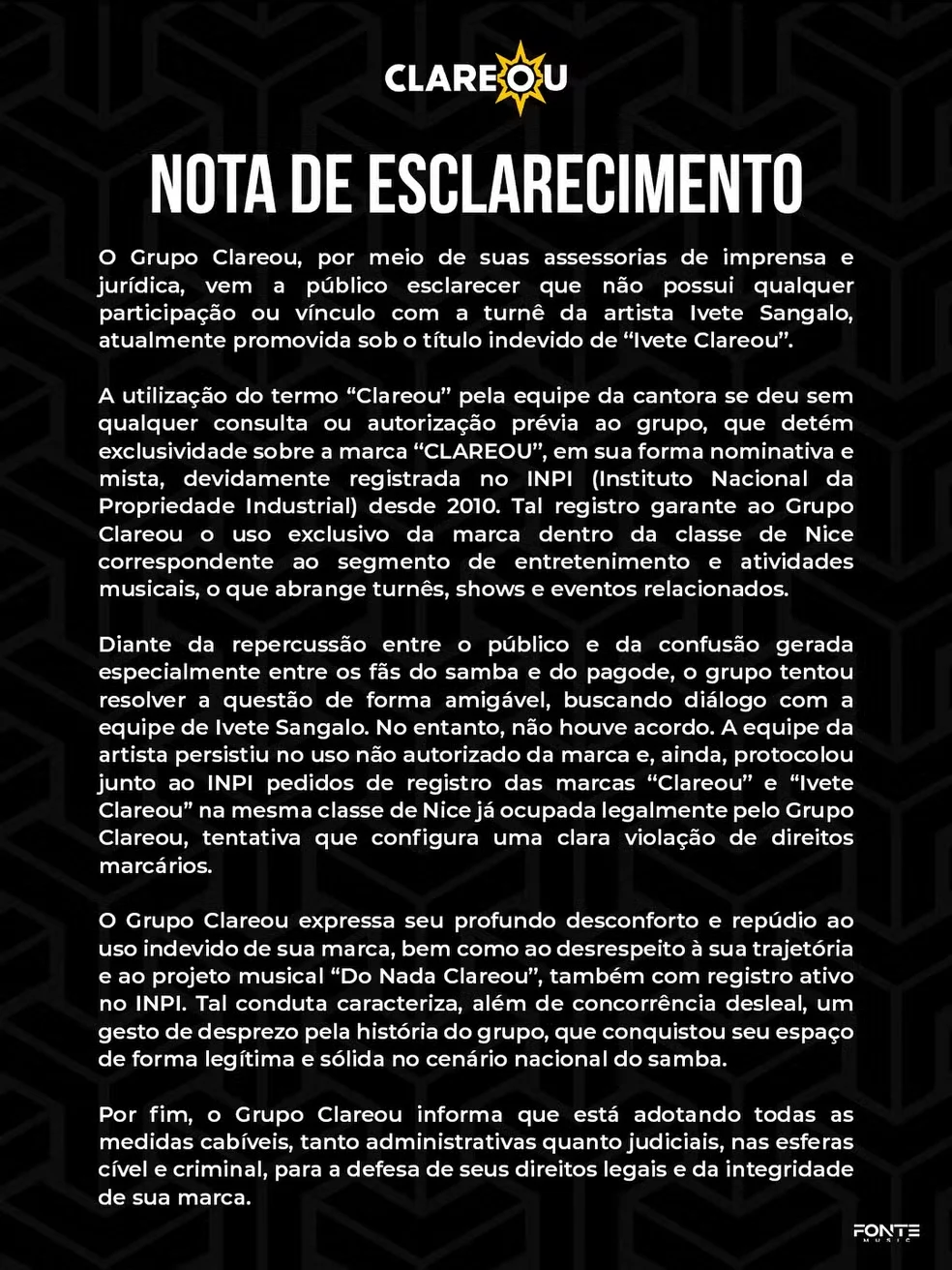 Ivete Clareou 