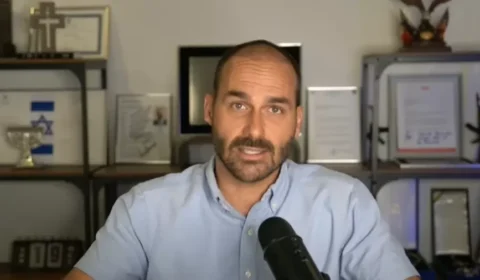 Lindbergh pede prisão preventiva de Eduardo Bolsonaro por ameaça a agentes da PF