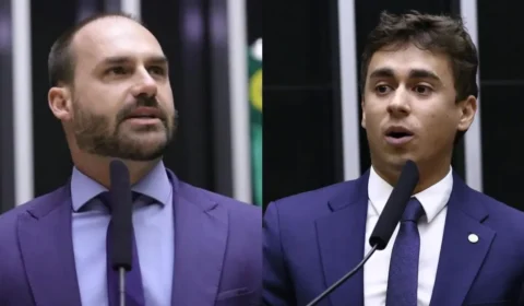 ‘Triste ver a que ponto chegou’, diz Eduardo Bolsonaro em critica a Nikolas