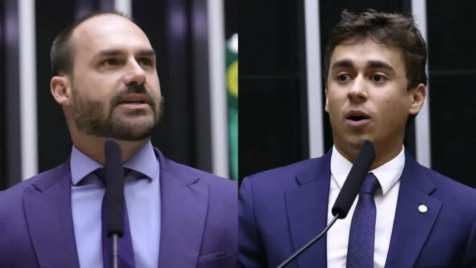 ‘Triste ver a que ponto chegou’, diz Eduardo Bolsonaro em critica a Nikolas