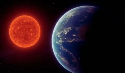 Nasa descobre ‘super-Terra’ com sinais de água a 154 anos-luz com luzes intrigantes no espaço