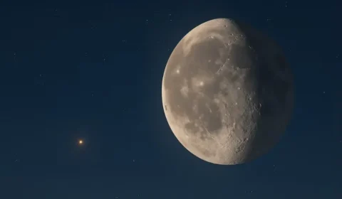 Marte se alinha com a Lua nesta segunda (28); fenômeno será visível a olho nu