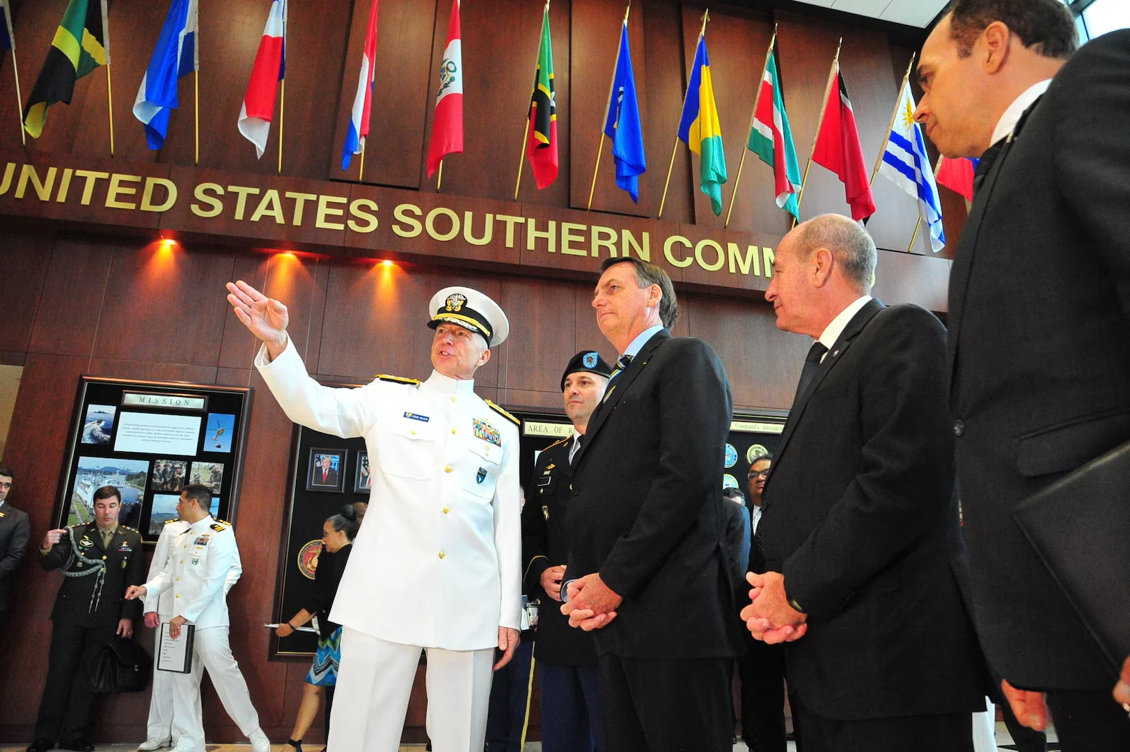 Bolsonaro visita a Southcom general