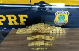 PRF apreende 103 kg de ouro avaliado em R$ 60 milhões em Roraima
