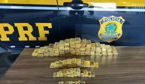PRF apreende 103 kg de ouro avaliado em R$ 60 milhões em Roraima