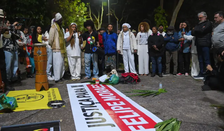 artista negro morto sp protesto
