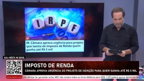 Câmara aprova urgência do projeto de isenção para quem ganha até R$ 5 mil