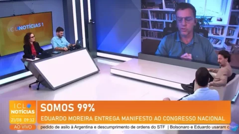 Eduardo Moreira: “Somos 99% – campanha do ICL chega ao Congresso e ao presidente Lula”