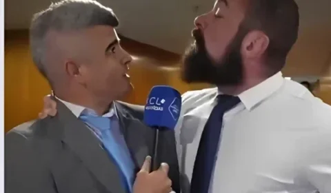 Deputado bolsonarista Paulo Bilynskyj agride Guga Noblat na Câmara