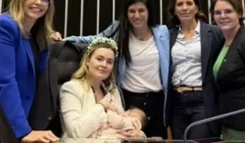 Comissão aciona conselho tutelar após deputada usar filha como escudo humano
