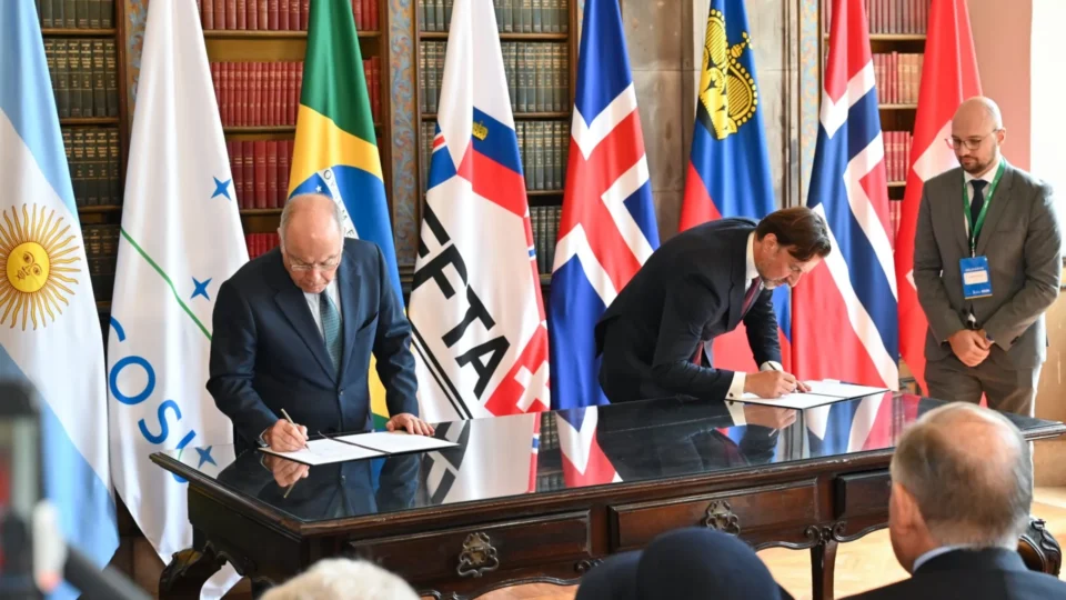 Acordo Mercosul-EFTA cria zona comercial com PIB agregado de US$ 4,3 tri