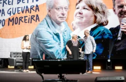 Frei Betto e Aleida Guevara emocionam plateia do Despertar falando sobre fé e justiça social