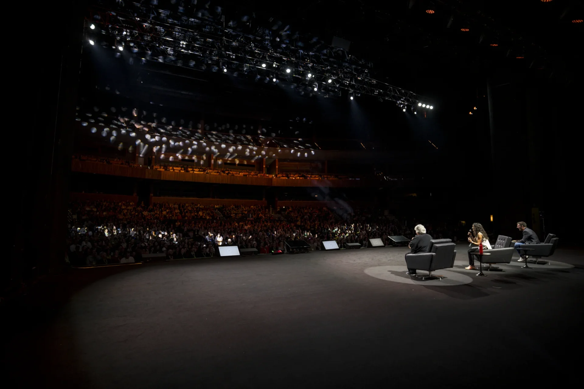 Eduardo Moreira mediou a roda de conversa. Créditos: ICL