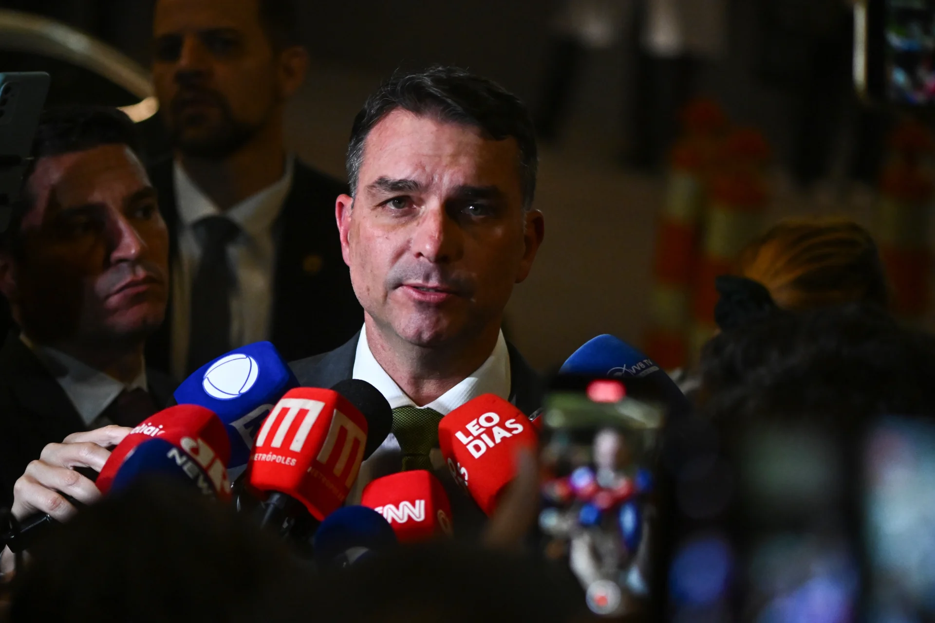 Flávio Bolsonaro. Agência Efe/Folhapress