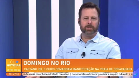 Calejon: foi emocionante ver Caetano Veloso, Chico Buarque e Gilberto Gil nos atos de domingo