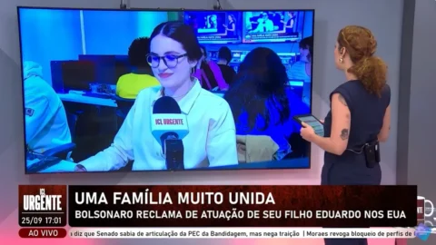 Para interlocutores, Jair Bolsonaro disse que seu filho Eduardo está falando demais.