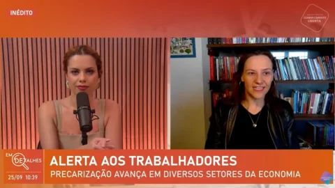 Trabalhadores de aplicativos atuam sem as mínimas condições de trabalho decente, aponta pesquisa.