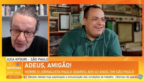 Juca Kfouri lamenta a morte do locutor esportivo e apresentador Paulo Soares