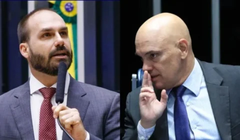 Moraes decide avançar com denúncia contra Eduardo Bolsonaro por notificação em edital