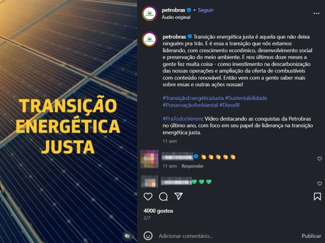 Petrobras paga influencers para convencer gen Z sobre transição energética